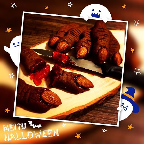 巫婆手指餅乾 Cookies:鬼西 一起做