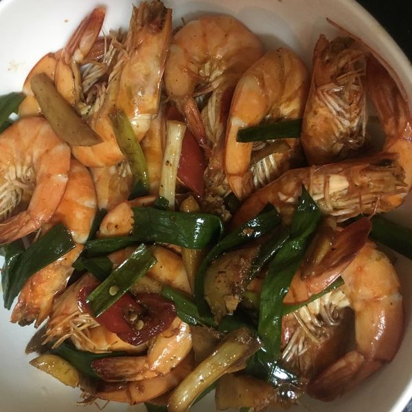 家常炒白蝦：陳怡婷 一起做