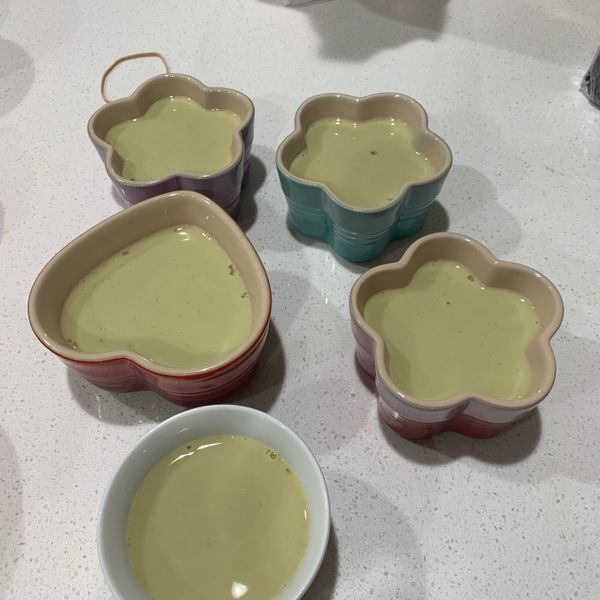 抹茶烤布丁 : Cora Chiu一起做