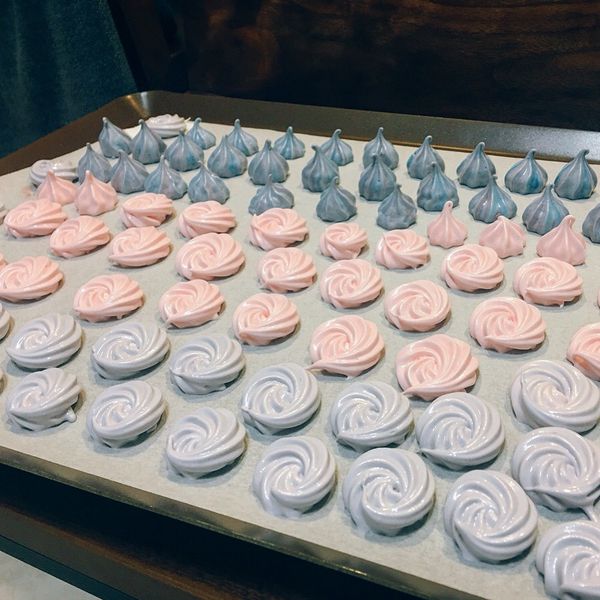 馬林糖（蛋白霜餅乾）【兩種材料】 : 林璟淇一起做