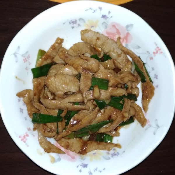 蔥爆松阪豬肉片 : MANDY一起做