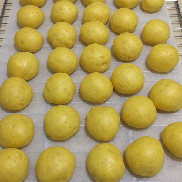 【寶寶食譜】一口地瓜麵包：Chihui 一起做