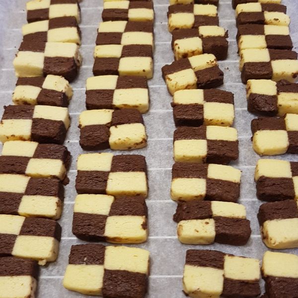 棋格餅乾:施畇圻 一起做