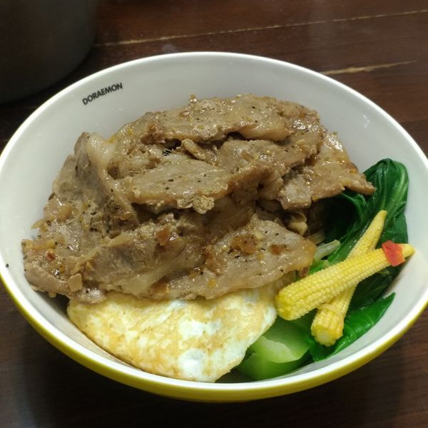 一個人也可以烤肉→特盛燒豚丼 : Clair一起做