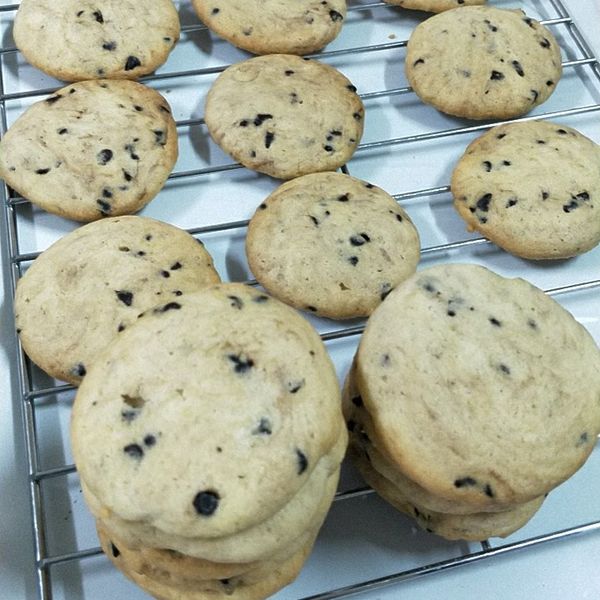 美式巧克力豆餅乾 : 張小草一起做