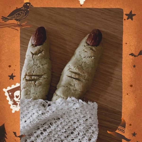 巫婆手指餅乾 : Queenie Ho一起做