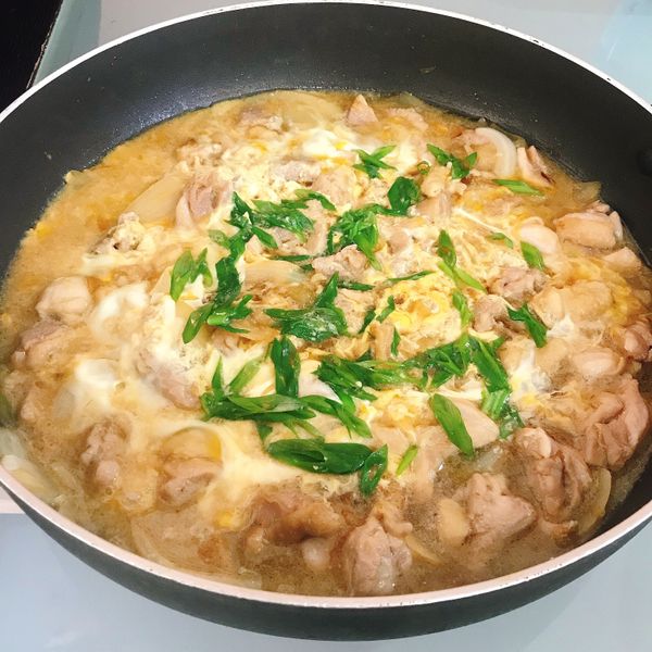 親子丼飯 : 楊韻慈一起做