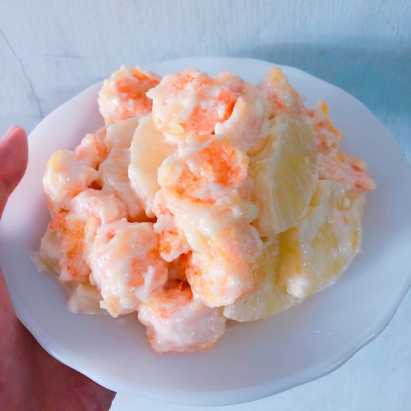 阿基師是神-鳳梨蝦球 : 蒂蒂一起做