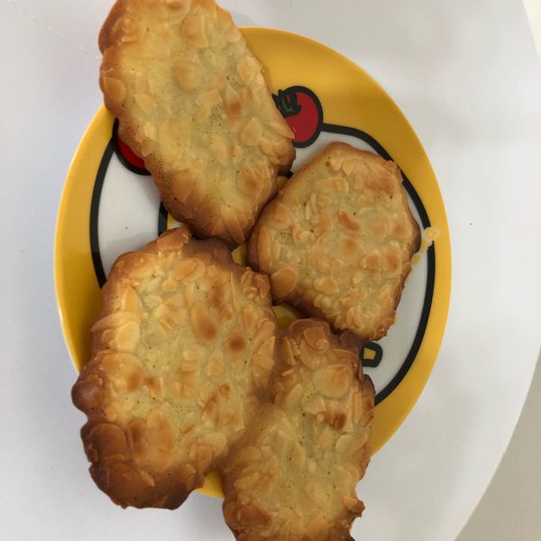 【寶寶食譜】杏仁瓦片 : 黑暗初心者一起做