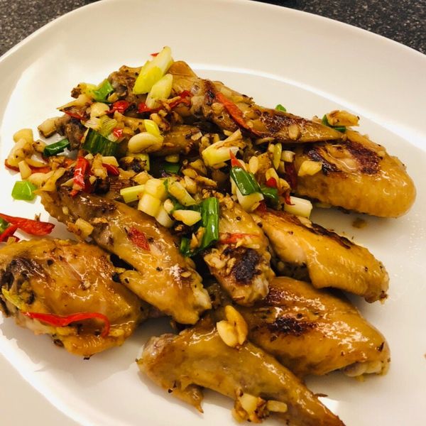 鹹香下酒椒鹽香煎雞翅 : 游惠敏一起做