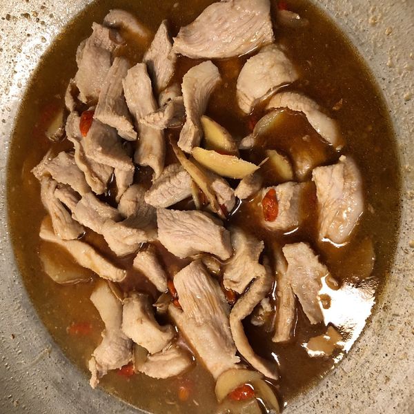 麻油松阪豬:Bobo Peng 一起做