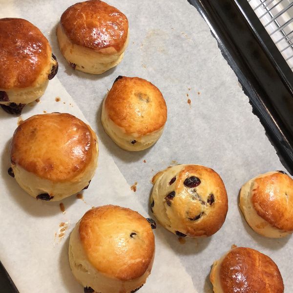 蜂蜜蔓越梅司康 : Dan Lee一起做