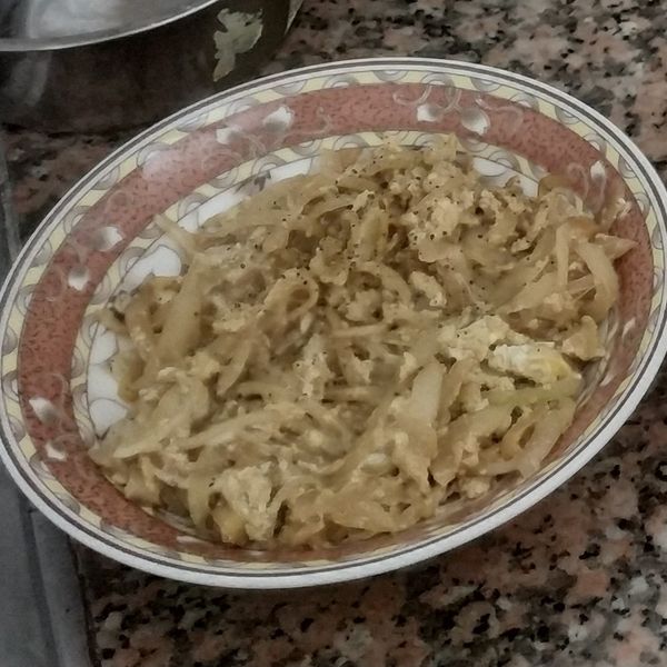 祖傳洋蔥炒蛋 : Asuna一起做