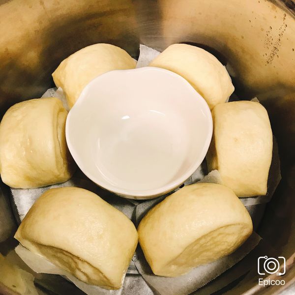 老麵眷村手工饅頭 : 奇異果一起做