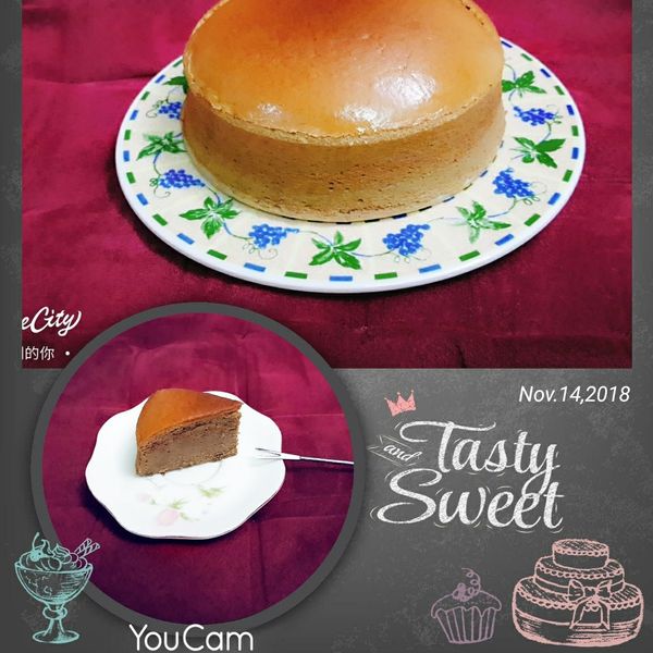 咖啡輕乳酪蛋糕（6吋、無奶油）：雅雅 一起做