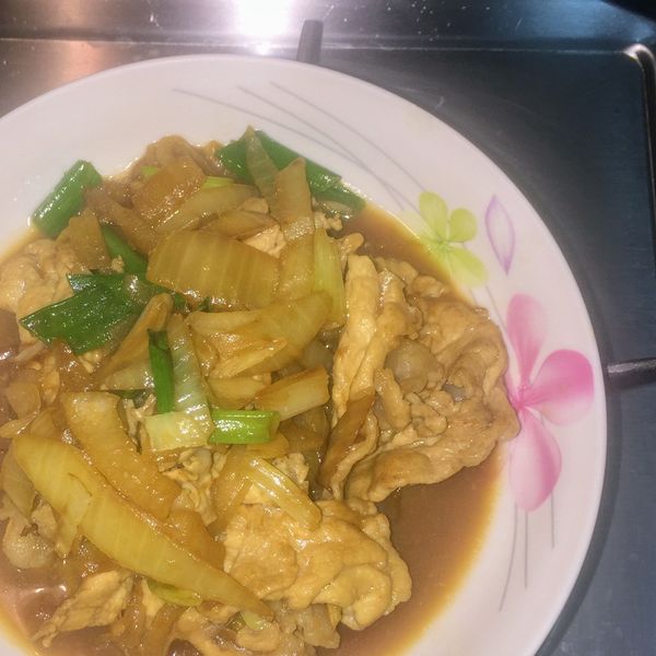 蔥燒豬肉片:Joel Liu 一起做