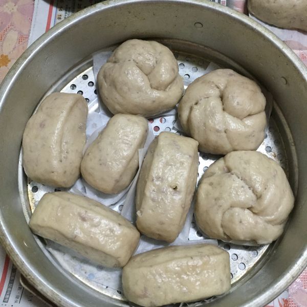 真材實料--鮮奶芋頭小饅頭 : 賴妤涵一起做