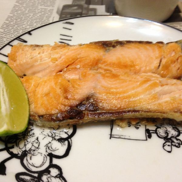 香煎鮭魚：Susan Chen 一起做