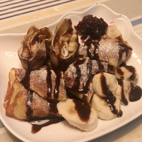 肉桂巧克力捲捲糕：Ling Hung Chen 一起做