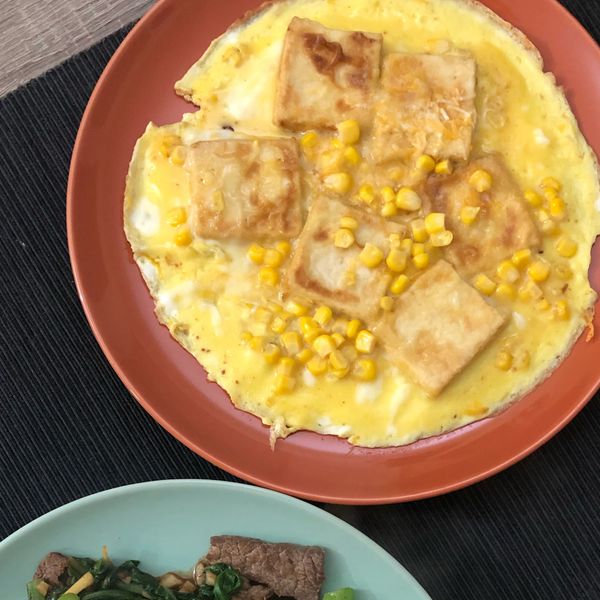 滑蛋鐵板豆腐 : lty316一起做