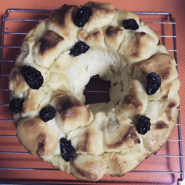 好香好柔軟的手撕煉乳麵包 : Siyu Huang一起做