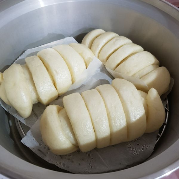 黑糖芋泥饅頭捲:dia-dia 一起做