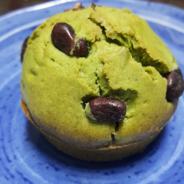 (零技巧)抹茶紅豆瑪芬蛋糕:馨紘媽 一起做