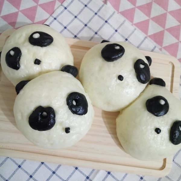 熊貓芝麻包：新手愛烘焙 一起做
