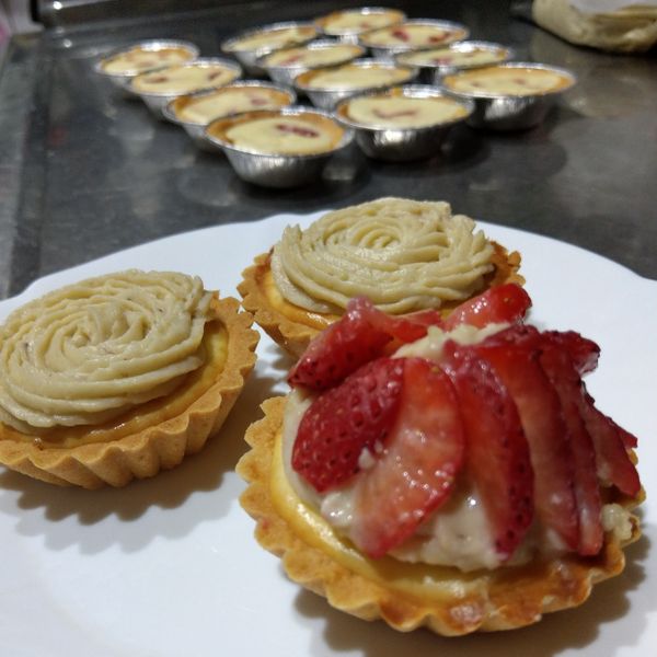 草莓乳酪塔：Carolyn Chiang 一起做