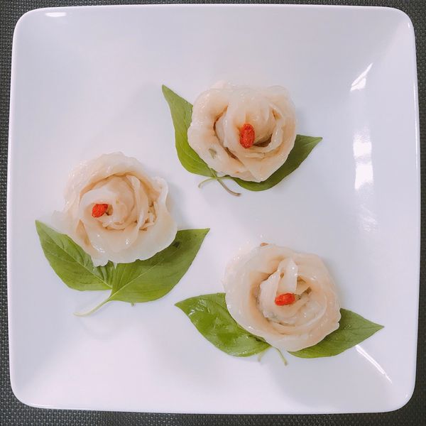 創意玫瑰花煎餃：Iris Huang 一起做