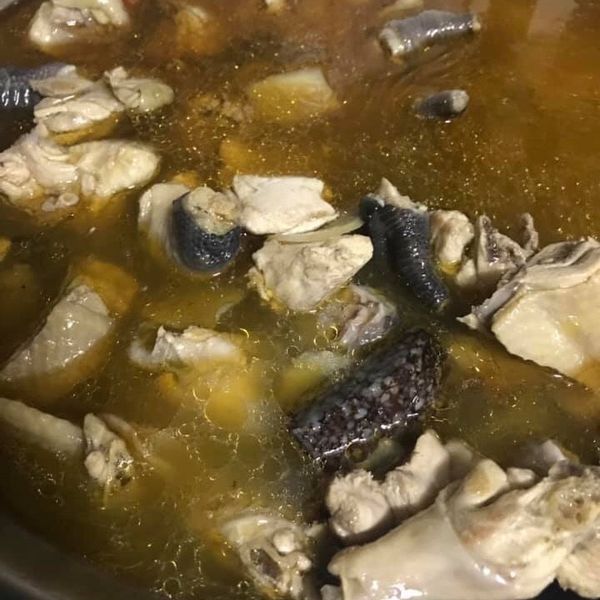 麻油雞 : 林家豪一起做