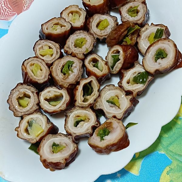 滷大腸和油炸肥腸：Fumyi Lin 一起做