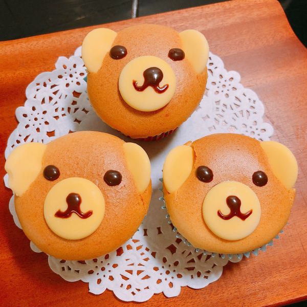 👩🍳小熊🐻原味杯子蛋糕:Juhana 一起做