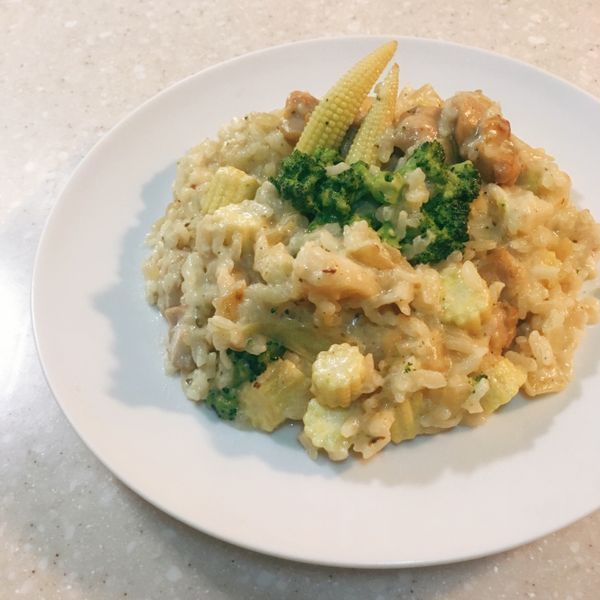 奶油嫩雞燉飯❤️ : Ying 一起做