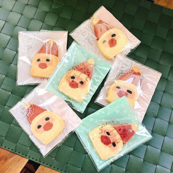 免壓模-聖誕老人造型餅乾：勒弦 一起做