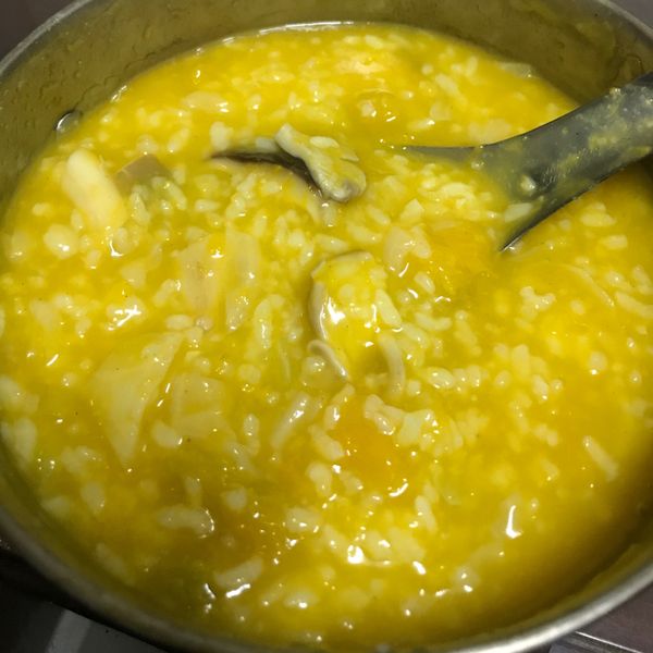 暖心顧胃《南瓜高麗菜粥》：Gina 一起做