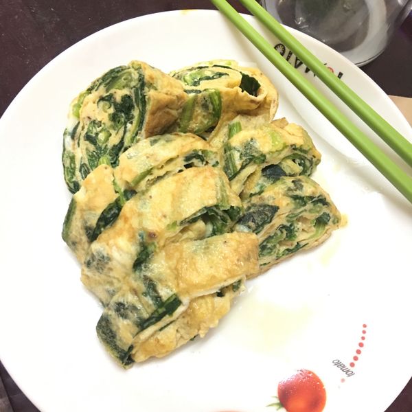 菠菜玉子燒：Avon Huang 一起做