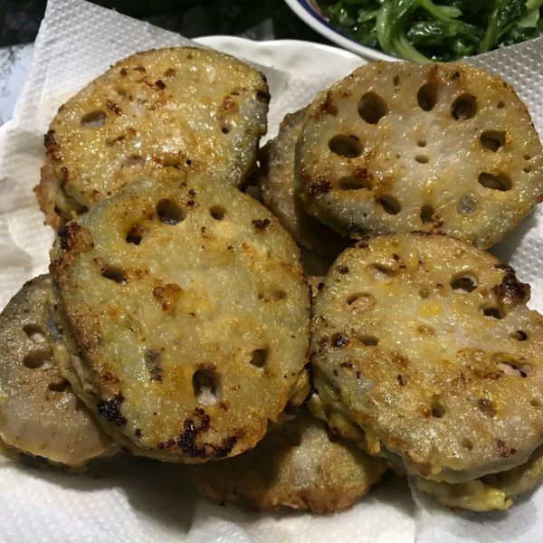 日式蓮藕炸肉餅 : 想當理想人妻的林夫人一起做