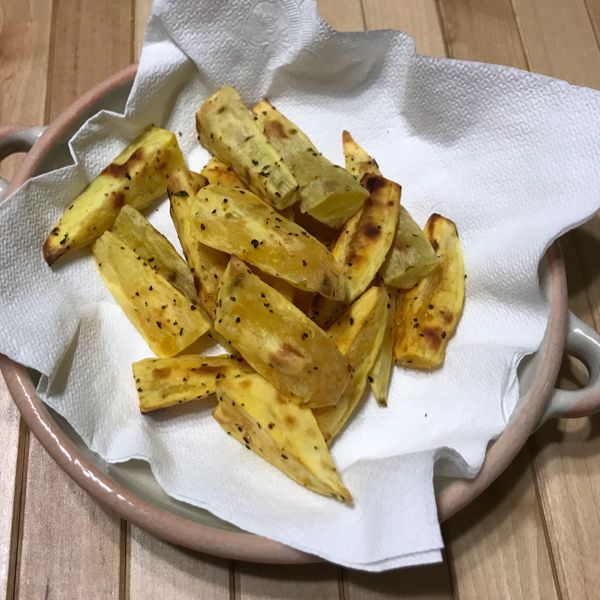烤地瓜薯條🍠：愛米 一起做