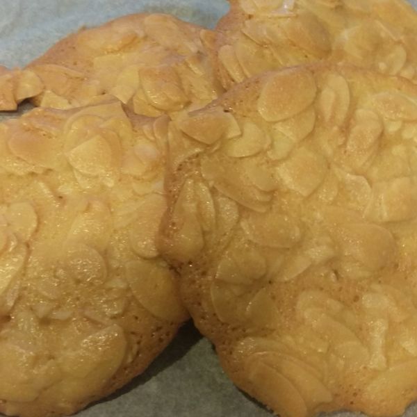 杏仁瓦片_烘焙入門 零失敗 : 陳昱靜一起做