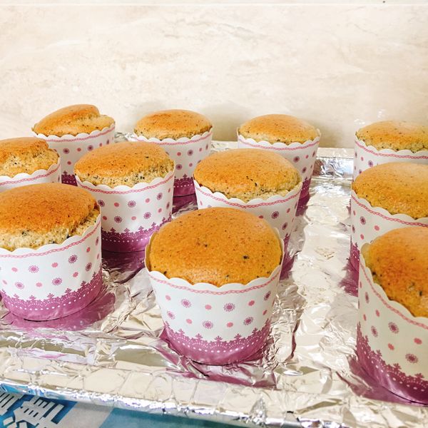 杯子蛋糕（戚風蛋糕） : Rose一起做