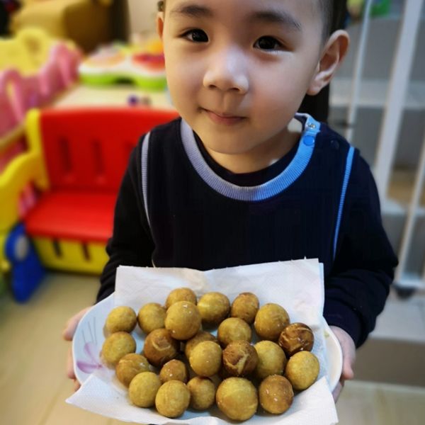 零失敗好吃地瓜球🍠（真的和夜市一樣！：潔妹 一起做