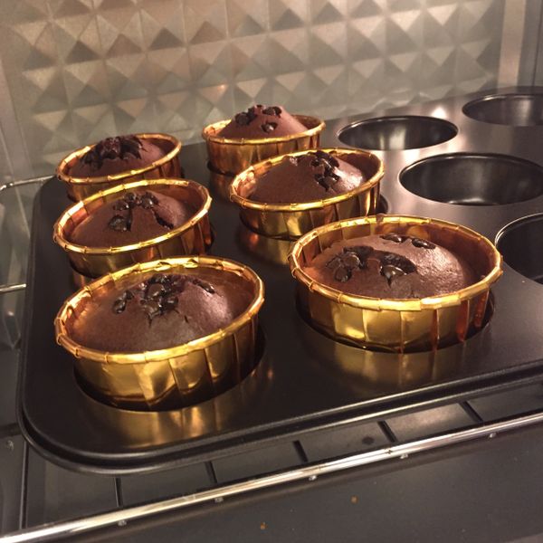 巧克力馬芬蛋糕#新手也會做：Yishing Lin 一起做