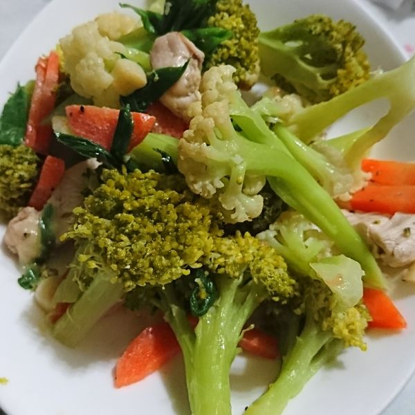 熱炒白花椰菜～家常菜：Kao Hsiu Ping 一起做