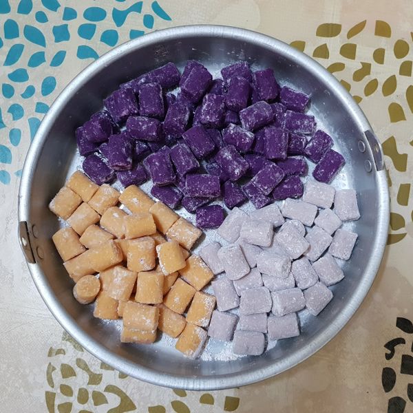 九份芋圓地瓜圓DIY~附影片教學 : 米妮一起做