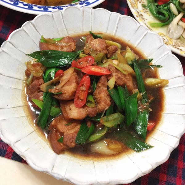 蒜燒小封肉：綿小花🌺 一起做