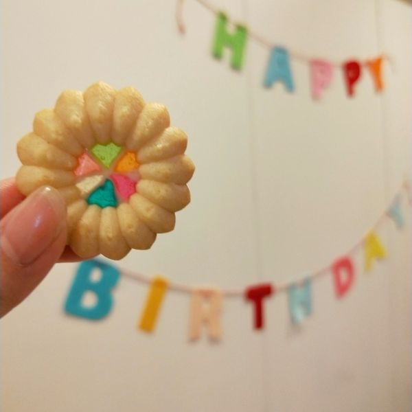 ｛心心相印之情人節應景餅乾｝彩繪玻璃餅乾 : Grace Tao一起做