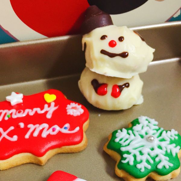 聖誕雪人餅乾-聖誕節 : 劉妮靄一起做