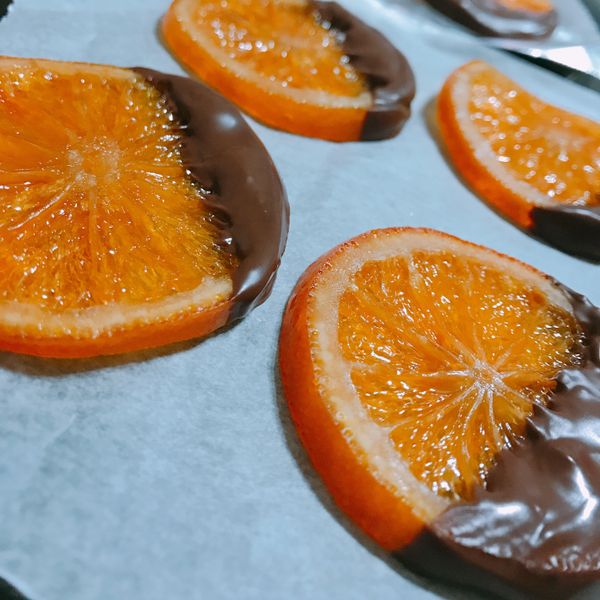 夢幻甜點★法式巧克力糖漬橙片 : Ling Lin一起做