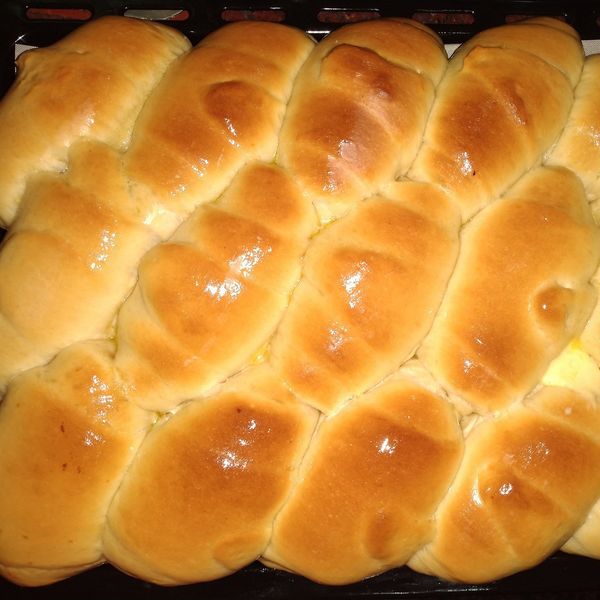 煉乳奶香麵包：阿雪 一起做